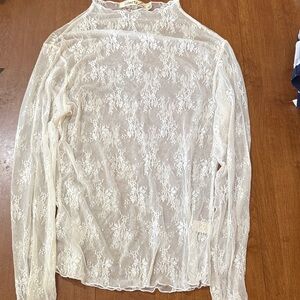 Liberty Delicate Lace Ivory Blouse